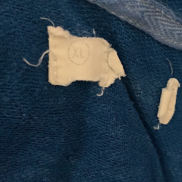 UZZI graphic design Padre Island Texas distressed hooded pullover coverup - Picture 14 of 16